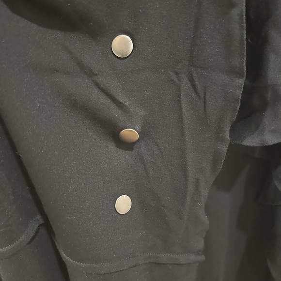 Kenzie snap front black sweater/cardigan - Picture 4 of 7